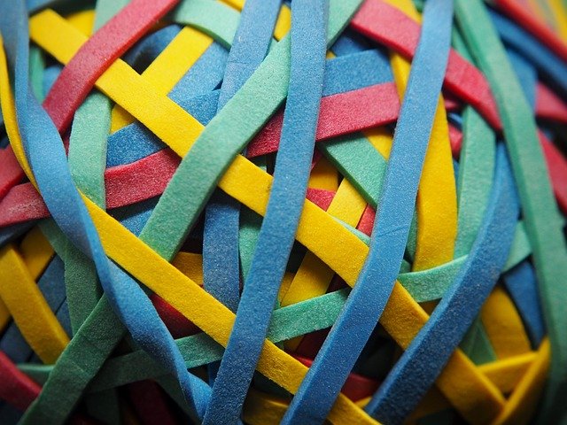 barevné gumičky